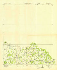 Bethesda Tennessee Historical topographic map, 1:24000 scale, 7.5 X 7.5 Minute, Year 1936