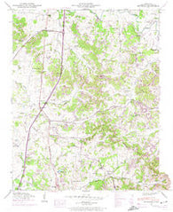 Bethesda Tennessee Historical topographic map, 1:24000 scale, 7.5 X 7.5 Minute, Year 1946