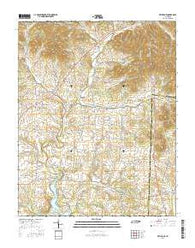 Bethpage Tennessee Current topographic map, 1:24000 scale, 7.5 X 7.5 Minute, Year 2016