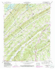 Big Ridge Park Tennessee Historical topographic map, 1:24000 scale, 7.5 X 7.5 Minute, Year 1952