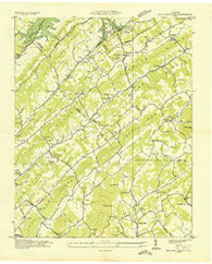 Big Ridge Park Tennessee Historical topographic map, 1:24000 scale, 7.5 X 7.5 Minute, Year 1936