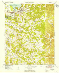 Big Sandy Tennessee Historical topographic map, 1:24000 scale, 7.5 X 7.5 Minute, Year 1950