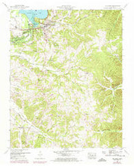 Big Sandy Tennessee Historical topographic map, 1:24000 scale, 7.5 X 7.5 Minute, Year 1950