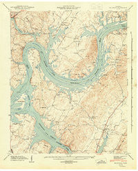 Big Spring Tennessee Historical topographic map, 1:24000 scale, 7.5 X 7.5 Minute, Year 1943