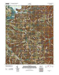 Big Sandy Tennessee Historical topographic map, 1:24000 scale, 7.5 X 7.5 Minute, Year 2010