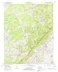 Billingsley Gap Tennessee Historical topographic map, 1:24000 scale, 7.5 X 7.5 Minute, Year 1956