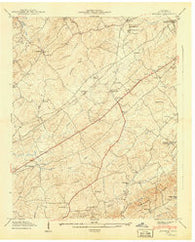 Binfield Tennessee Historical topographic map, 1:24000 scale, 7.5 X 7.5 Minute, Year 1941