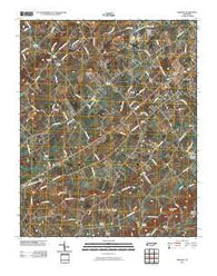 Binfield Tennessee Historical topographic map, 1:24000 scale, 7.5 X 7.5 Minute, Year 2010