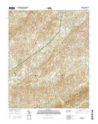 Binfield Tennessee Current topographic map, 1:24000 scale, 7.5 X 7.5 Minute, Year 2016