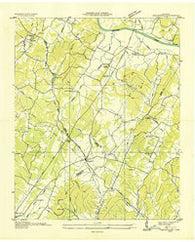 Birchwood Tennessee Historical topographic map, 1:24000 scale, 7.5 X 7.5 Minute, Year 1935