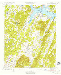 Birchwood Tennessee Historical topographic map, 1:24000 scale, 7.5 X 7.5 Minute, Year 1942