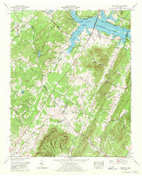 Birchwood Tennessee Historical topographic map, 1:24000 scale, 7.5 X 7.5 Minute, Year 1967