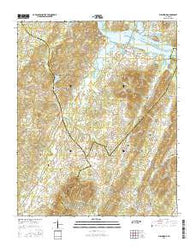 Birchwood Tennessee Current topographic map, 1:24000 scale, 7.5 X 7.5 Minute, Year 2016