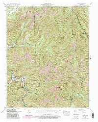 Block Tennessee Historical topographic map, 1:24000 scale, 7.5 X 7.5 Minute, Year 1952