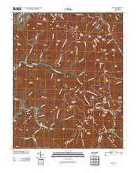 Block Tennessee Historical topographic map, 1:24000 scale, 7.5 X 7.5 Minute, Year 2010