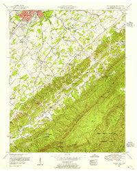 Blockhouse Tennessee Historical topographic map, 1:24000 scale, 7.5 X 7.5 Minute, Year 1953