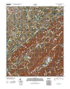Blockhouse Tennessee Historical topographic map, 1:24000 scale, 7.5 X 7.5 Minute, Year 2010