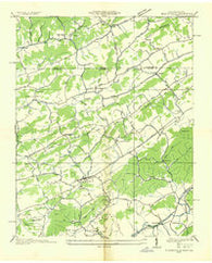 Blountville Tennessee Historical topographic map, 1:24000 scale, 7.5 X 7.5 Minute, Year 1935