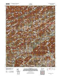 Blountville Tennessee Historical topographic map, 1:24000 scale, 7.5 X 7.5 Minute, Year 2010