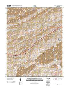 Blountville Tennessee Historical topographic map, 1:24000 scale, 7.5 X 7.5 Minute, Year 2013