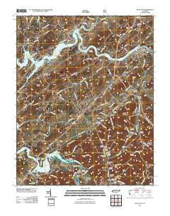 Bluff City Tennessee Historical topographic map, 1:24000 scale, 7.5 X 7.5 Minute, Year 2011
