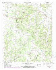 Bodenham Tennessee Historical topographic map, 1:24000 scale, 7.5 X 7.5 Minute, Year 1948