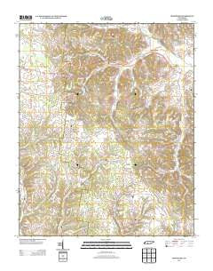 Bodenham Tennessee Historical topographic map, 1:24000 scale, 7.5 X 7.5 Minute, Year 2013