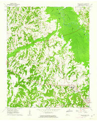 Bolivar West Tennessee Historical topographic map, 1:24000 scale, 7.5 X 7.5 Minute, Year 1961