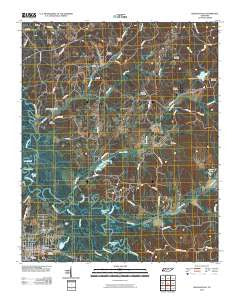 Bolivar East Tennessee Historical topographic map, 1:24000 scale, 7.5 X 7.5 Minute, Year 2010
