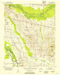 Bonicord Tennessee Historical topographic map, 1:24000 scale, 7.5 X 7.5 Minute, Year 1952