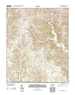 Bonnertown Tennessee Historical topographic map, 1:24000 scale, 7.5 X 7.5 Minute, Year 2013