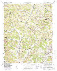 Booneville Tennessee Historical topographic map, 1:24000 scale, 7.5 X 7.5 Minute, Year 1949