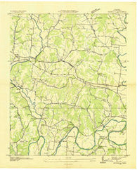 Boonshill Tennessee Historical topographic map, 1:24000 scale, 7.5 X 7.5 Minute, Year 1936
