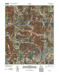 Boonshill Tennessee Historical topographic map, 1:24000 scale, 7.5 X 7.5 Minute, Year 2010