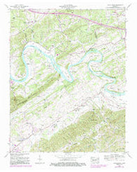Boyds Creek Tennessee Historical topographic map, 1:24000 scale, 7.5 X 7.5 Minute, Year 1953