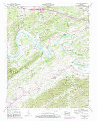 Boyds Creek Tennessee Historical topographic map, 1:24000 scale, 7.5 X 7.5 Minute, Year 1953