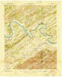 Boyds Creek Tennessee Historical topographic map, 1:24000 scale, 7.5 X 7.5 Minute, Year 1940
