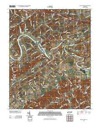 Boyds Creek Tennessee Historical topographic map, 1:24000 scale, 7.5 X 7.5 Minute, Year 2010