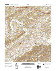 Boyds Creek Tennessee Historical topographic map, 1:24000 scale, 7.5 X 7.5 Minute, Year 2013