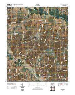 Bradford Tennessee Historical topographic map, 1:24000 scale, 7.5 X 7.5 Minute, Year 2010