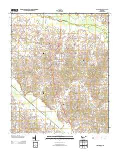 Bradford Tennessee Historical topographic map, 1:24000 scale, 7.5 X 7.5 Minute, Year 2013