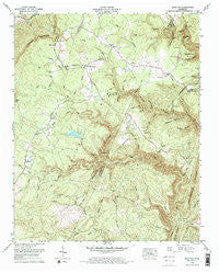 Brayton Tennessee Historical topographic map, 1:24000 scale, 7.5 X 7.5 Minute, Year 1972