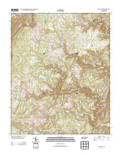 Brayton Tennessee Historical topographic map, 1:24000 scale, 7.5 X 7.5 Minute, Year 2013