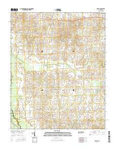 Brazil Tennessee Current topographic map, 1:24000 scale, 7.5 X 7.5 Minute, Year 2016