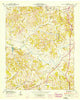 Brick Church Tennessee Historical topographic map, 1:24000 scale, 7.5 X 7.5 Minute, Year 1949