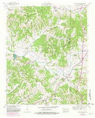 Brick Church Tennessee Historical topographic map, 1:24000 scale, 7.5 X 7.5 Minute, Year 1946