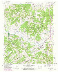 Brick Church Tennessee Historical topographic map, 1:24000 scale, 7.5 X 7.5 Minute, Year 1946