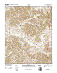 Brick Church Tennessee Historical topographic map, 1:24000 scale, 7.5 X 7.5 Minute, Year 2013