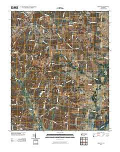 Brighton Tennessee Historical topographic map, 1:24000 scale, 7.5 X 7.5 Minute, Year 2010