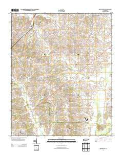 Brighton Tennessee Historical topographic map, 1:24000 scale, 7.5 X 7.5 Minute, Year 2013